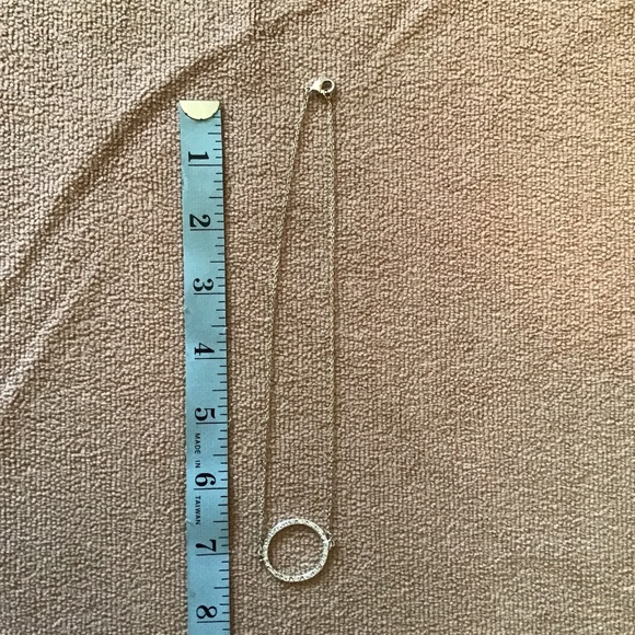 NWT Daisy Fuentes Beaded Open Circle Necklace - Picture 7 of 8